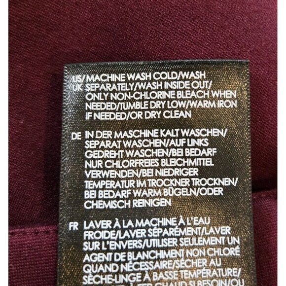 Liverpool Pants Womens 10 Jegging Skinny Maroon Ankle Ruby Port LM2349M42 - Picture 6 of 7